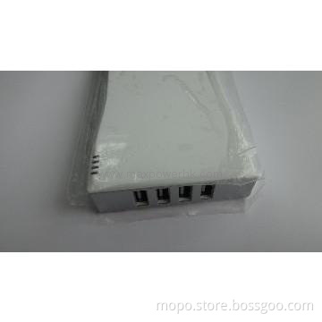 Power Bank with 12000mAh Lithium Battery Cell, Four USB Output